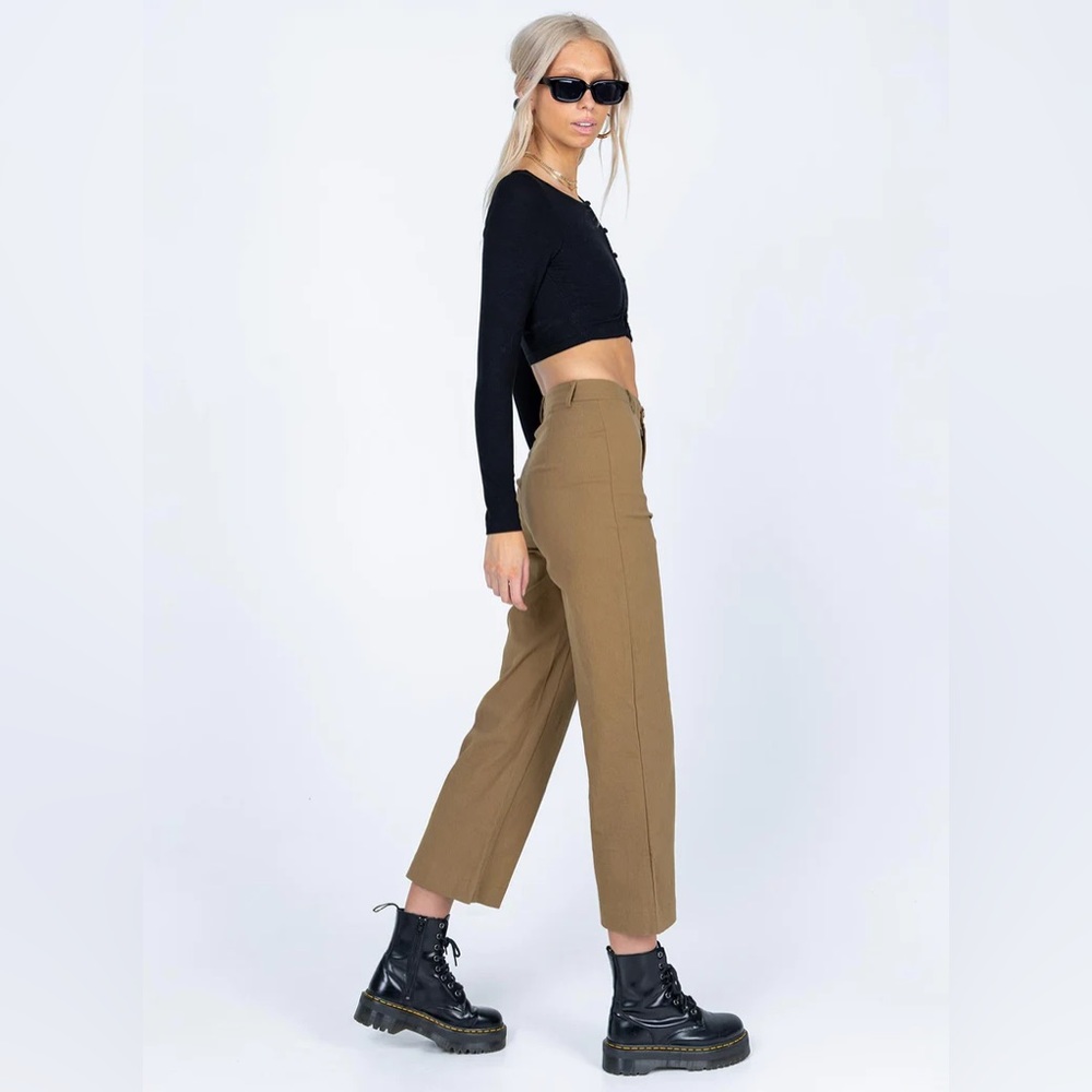 PRINCESS POLLY CARTER PANTS BROWN
